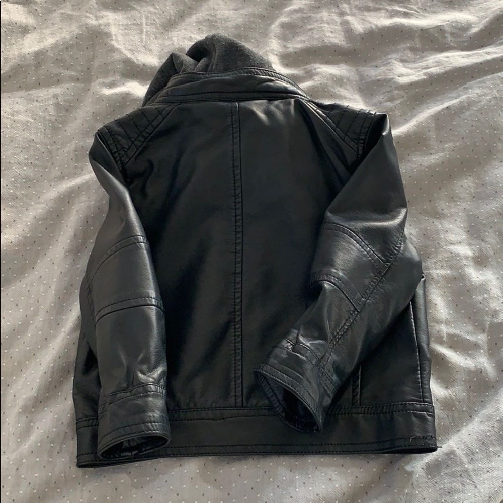Urban Republic “leather” jacket with hood - Picture 4 of 4